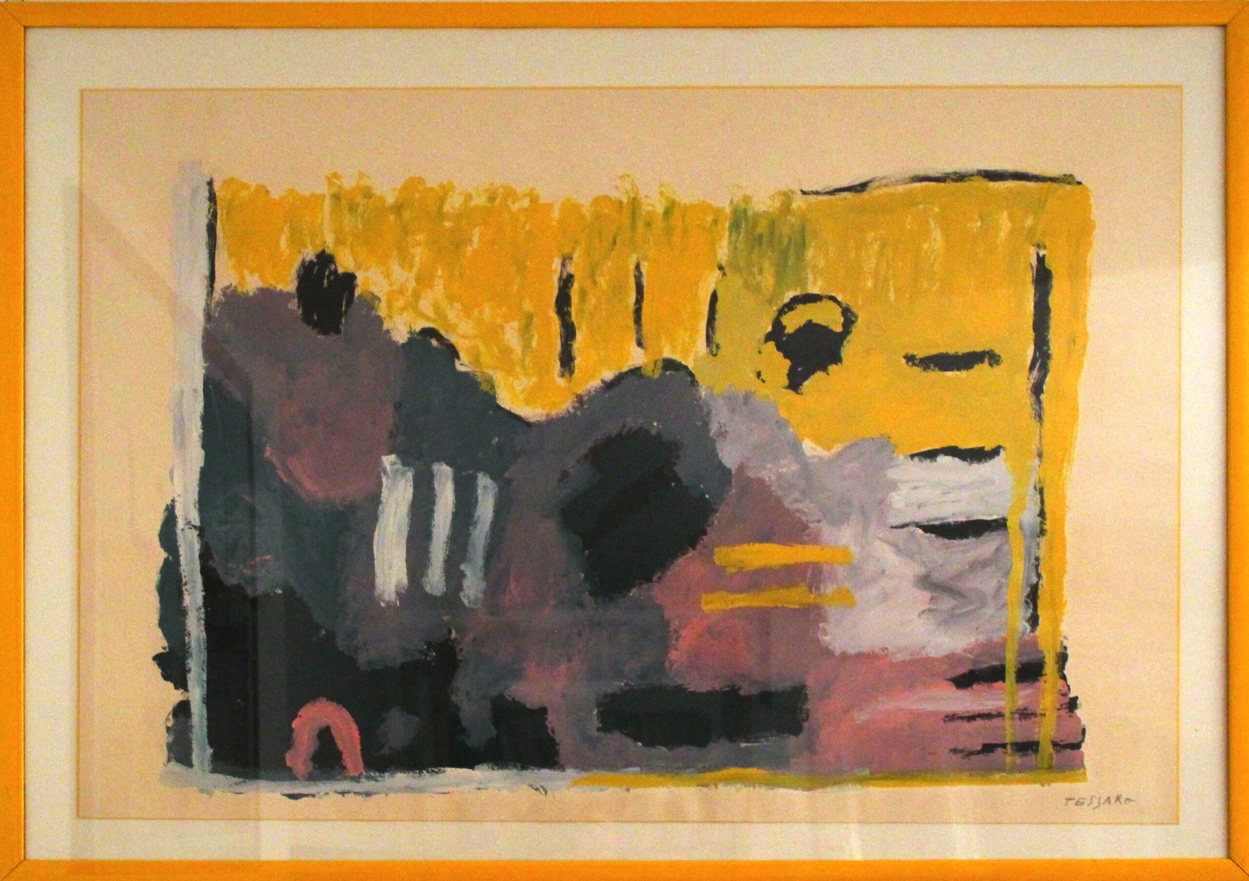 Astratto giallo